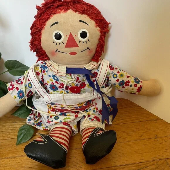 Knickerbocker "Teach and Play" Raggedy Ann Vintage 60s - Picture 1 of 16